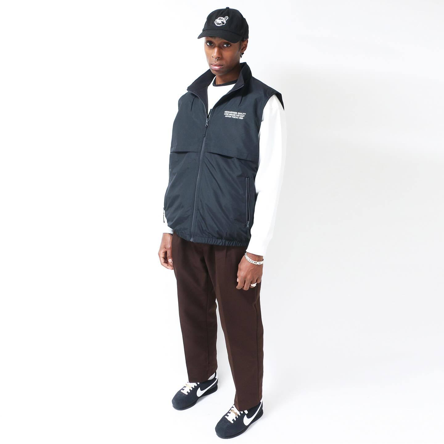 ナイロンベスト / HIDEANDSEEK(ハイドアンドシーク) / NYLON ZIP VEST 