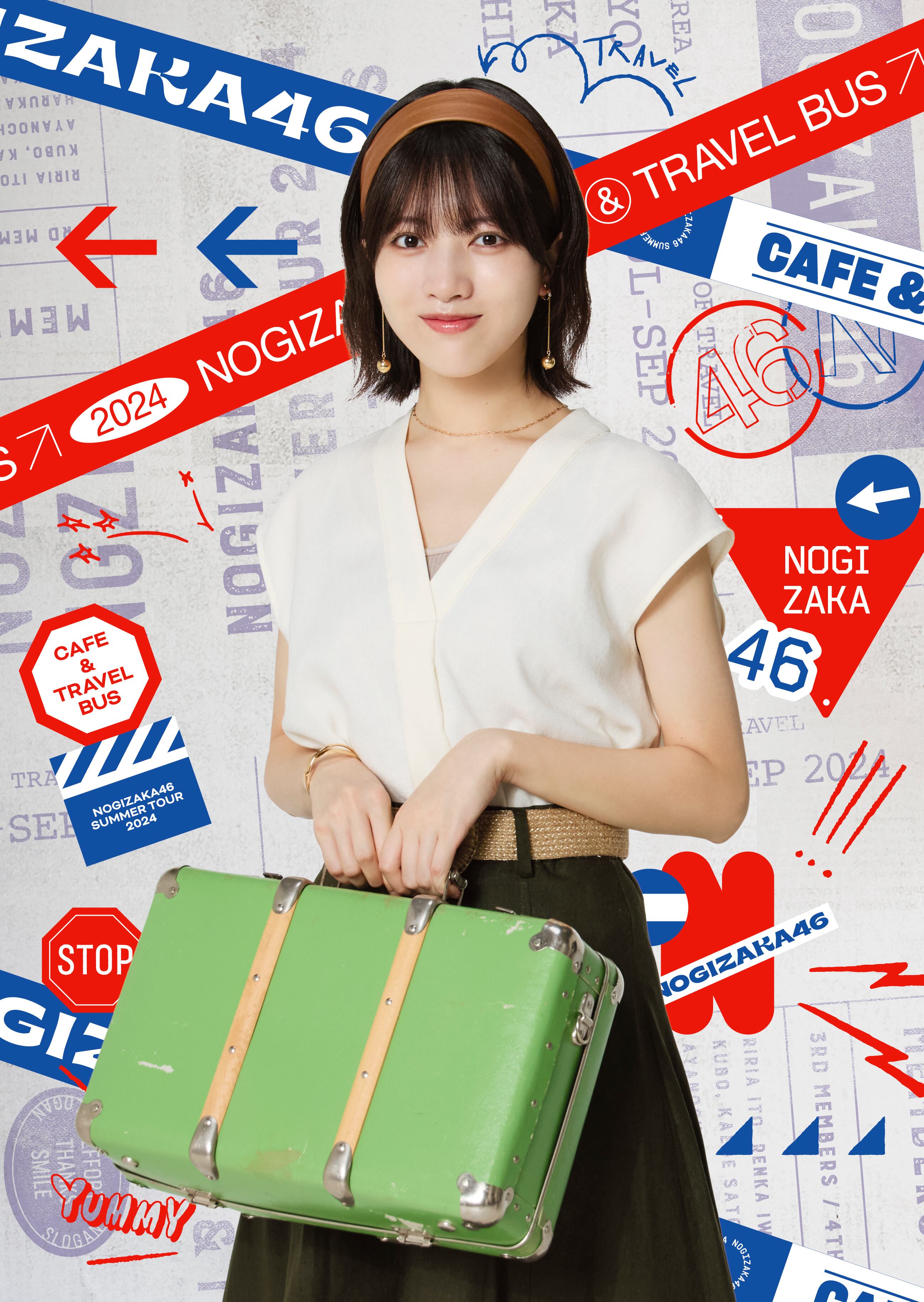 乃木坂46 真夏の全国ツアーCAFE 2024 クリアファイル 林 瑠奈 