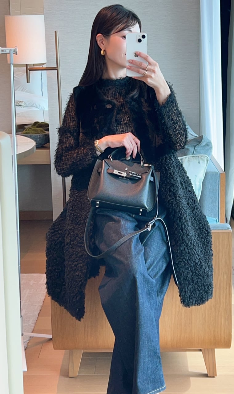 Charme Gilet【 シャルムジレ ブラック】