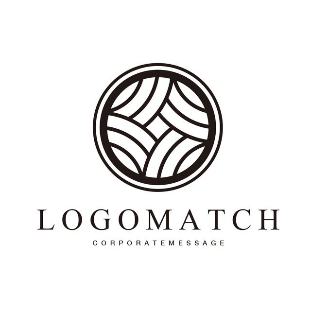 未来の形を織りなす園のロゴ