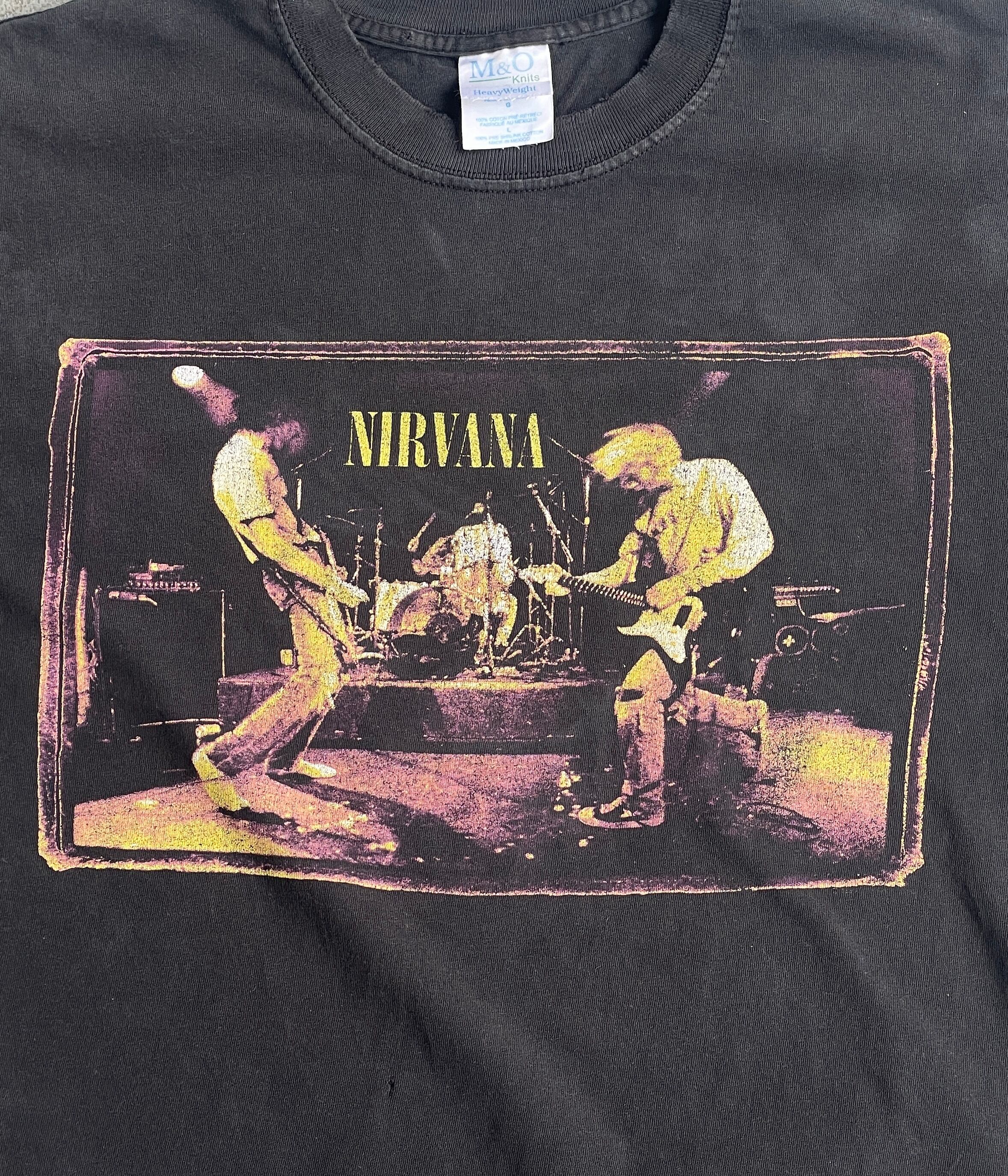 NIRVANA ニルバーナ  バンド Tシャツ  ミュージック Tシャツ　L