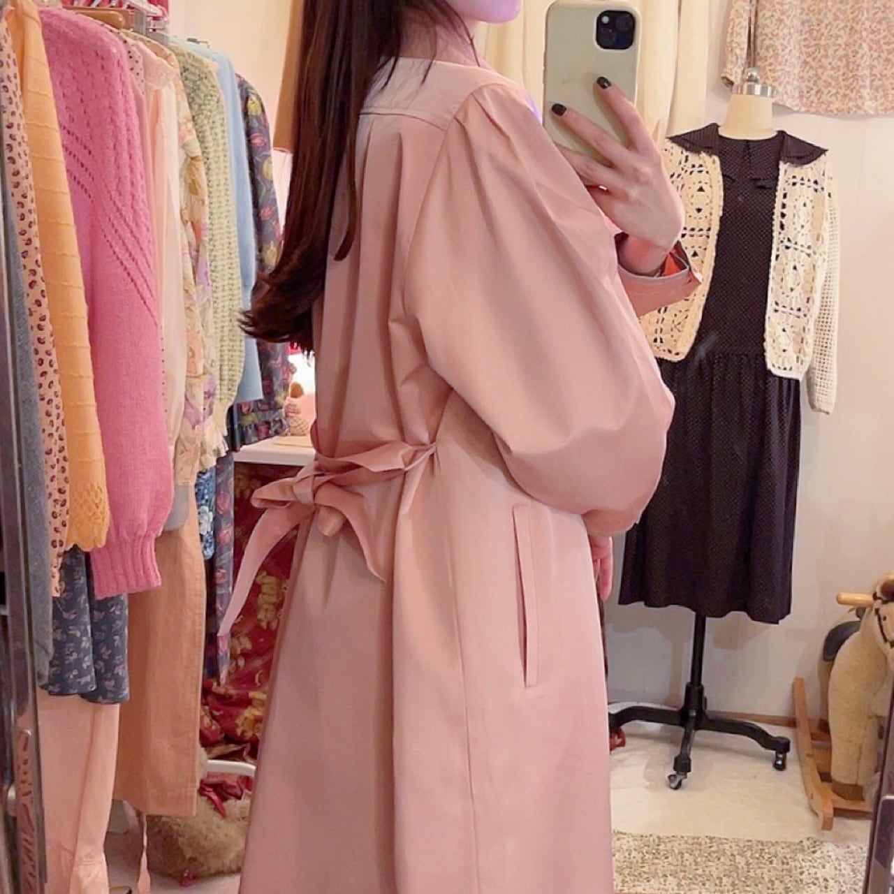 SANYO / blossom pink spring coat