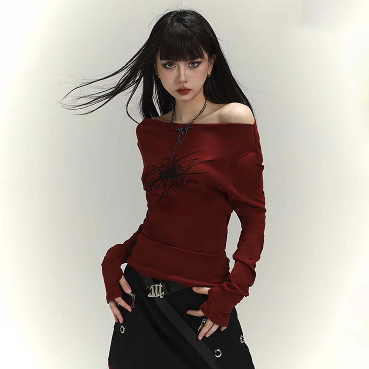 LadyGhostシリーズ】☆トップス☆ オフショルダー セクシー 個性的 