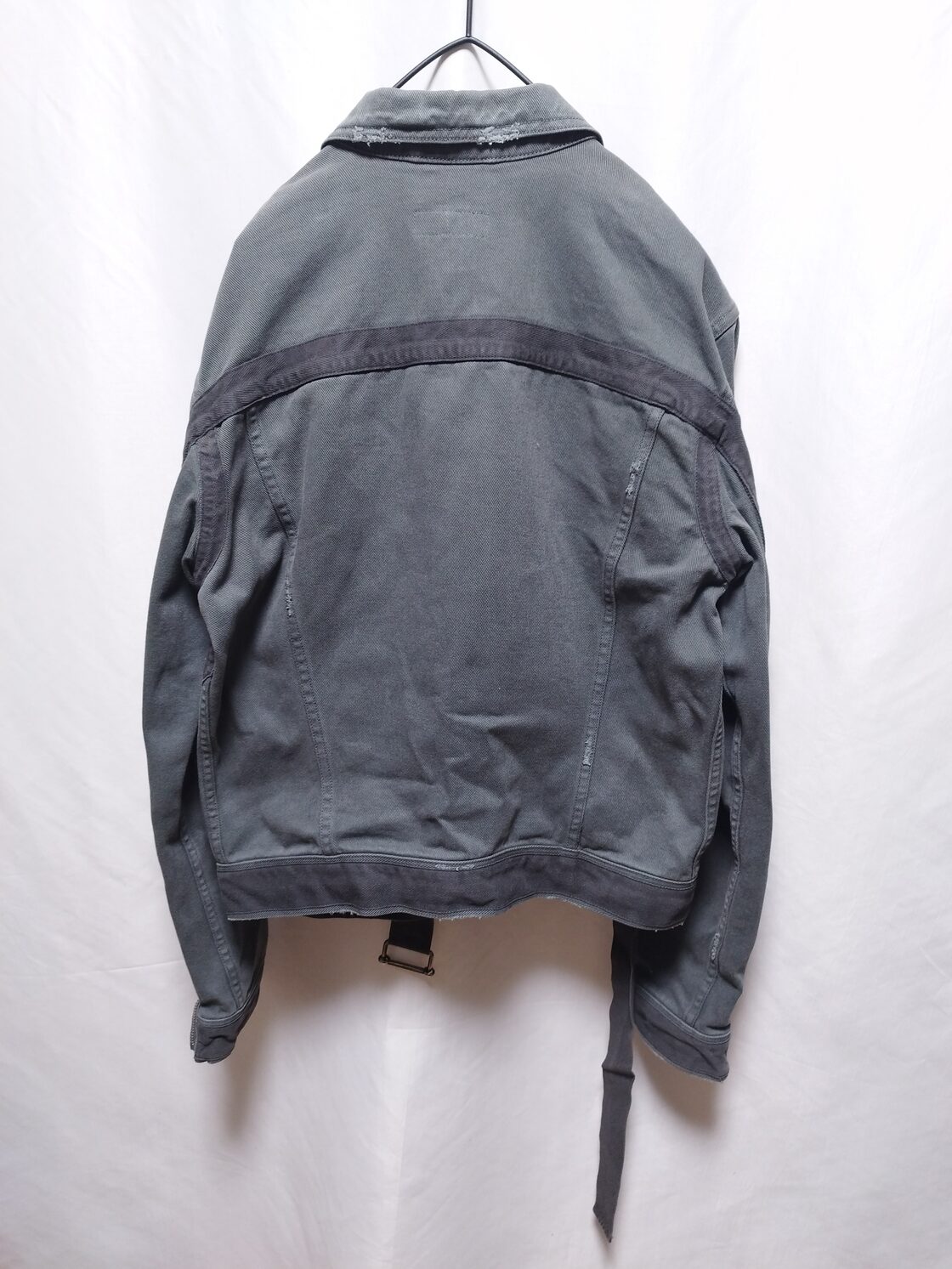 14AW Dries Van Noten ボンテージ デニムジャケット ライダース ドリス 