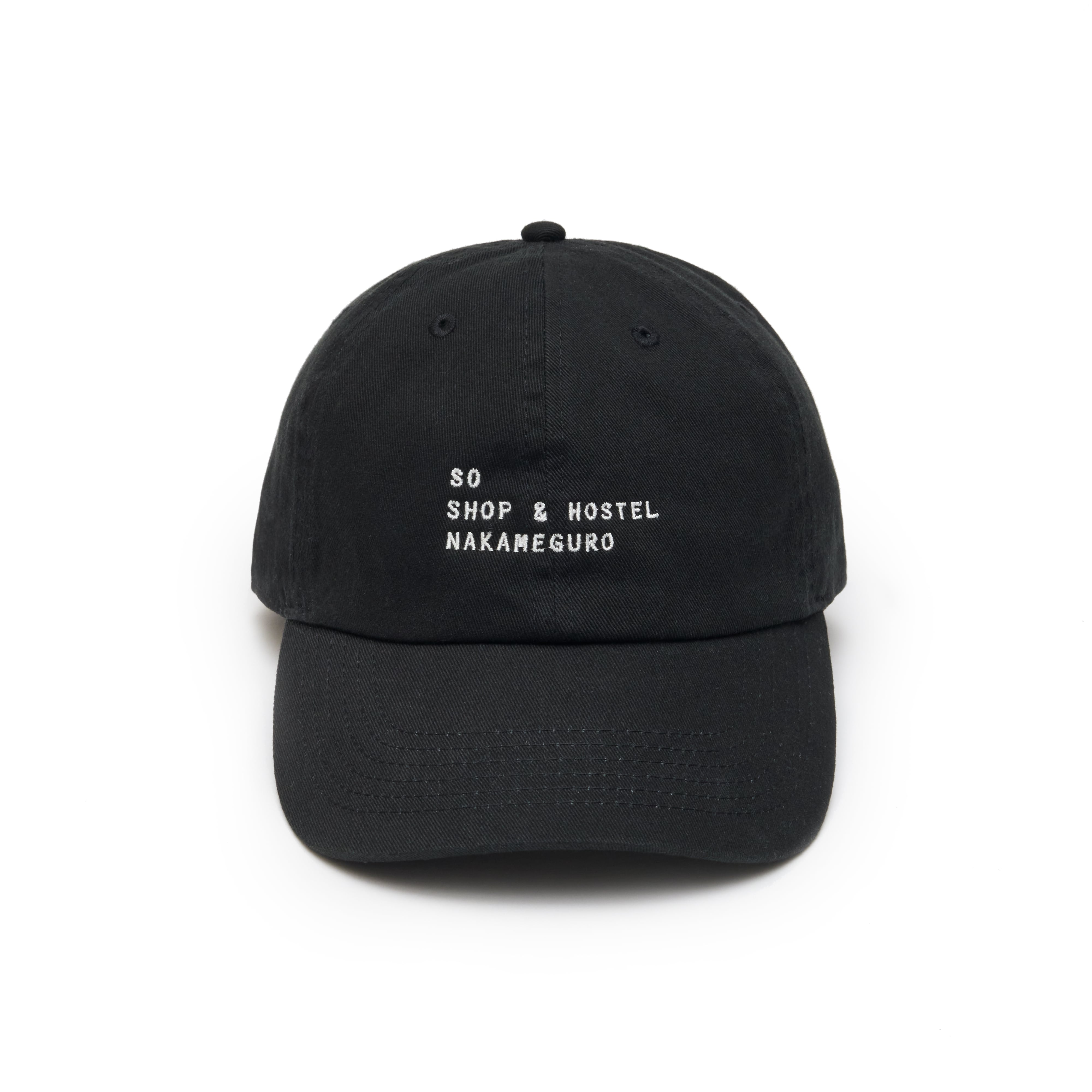 SO ORIGINAL EMBROIDERED CAP (BLACK)