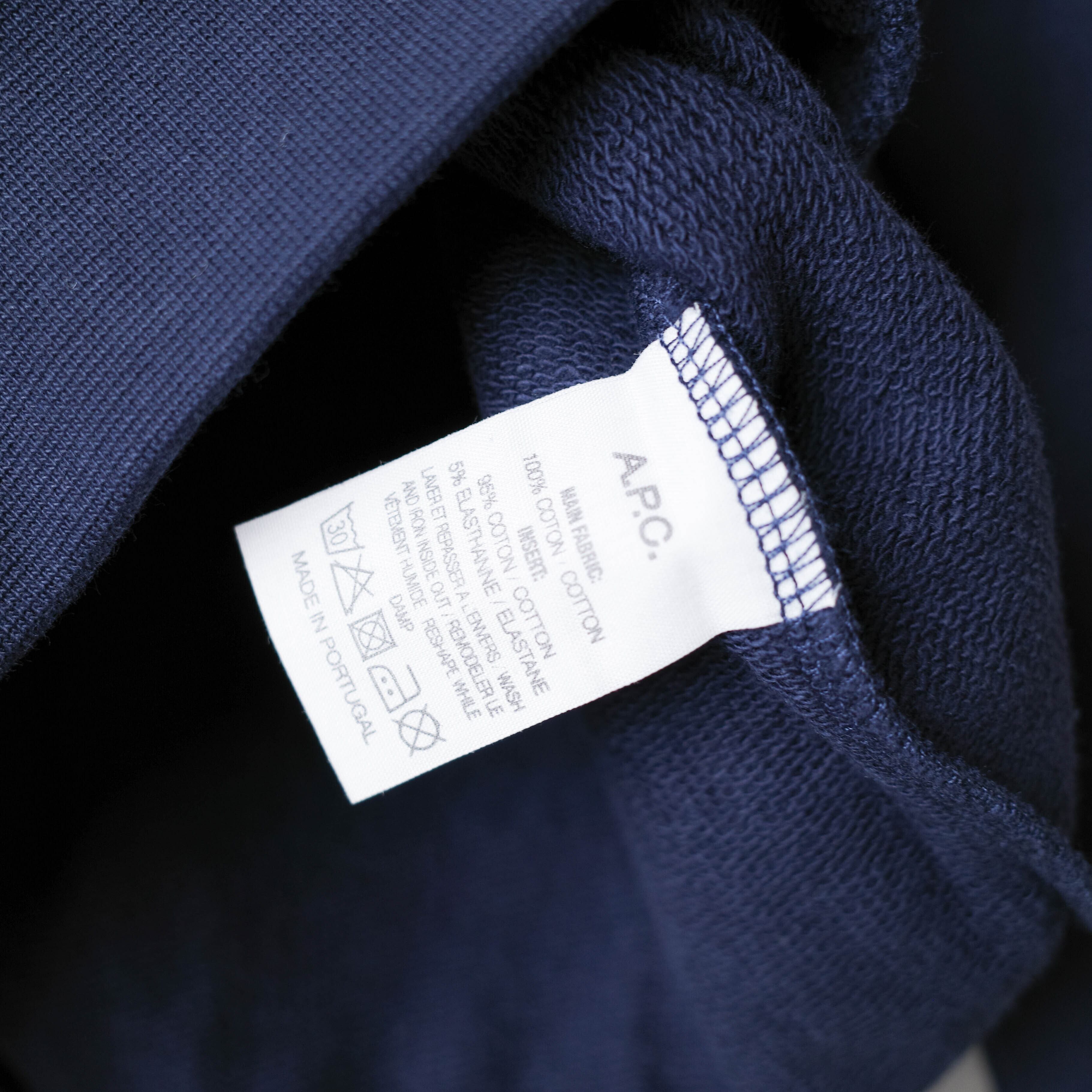 [NEW] A.P.C.×JJJJound / SWEAT JUSTIN COEAS-H27566 NAVY