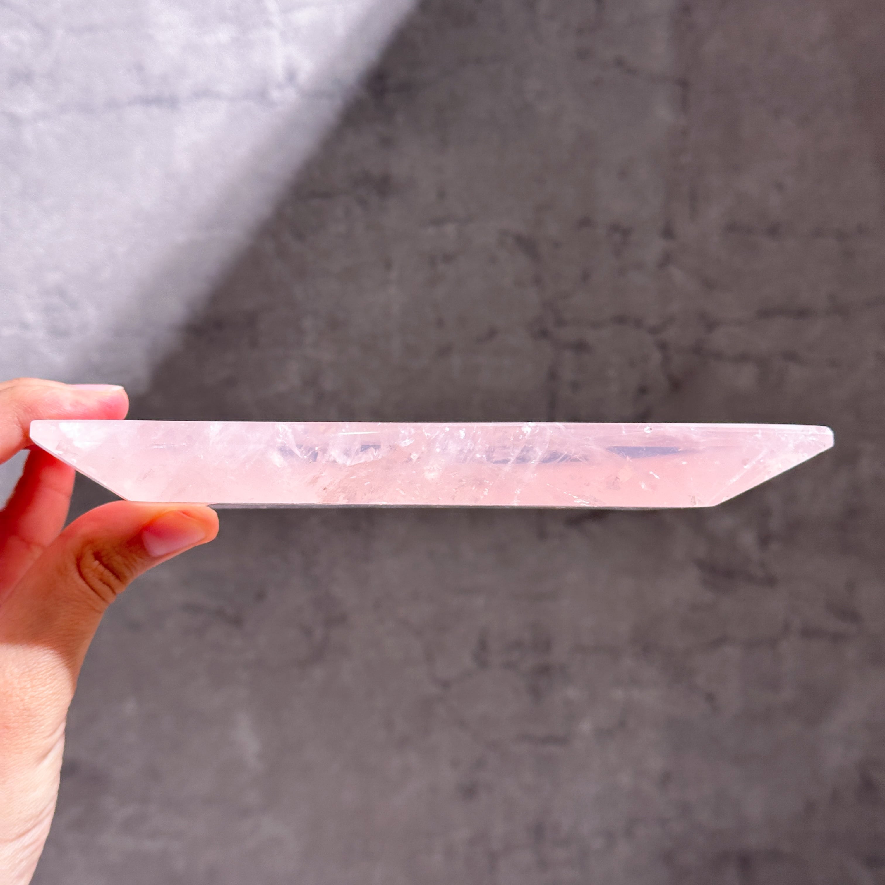 ローズクォーツのトレー 03◇ Rose Quartz ◇ 天然石・鉱物