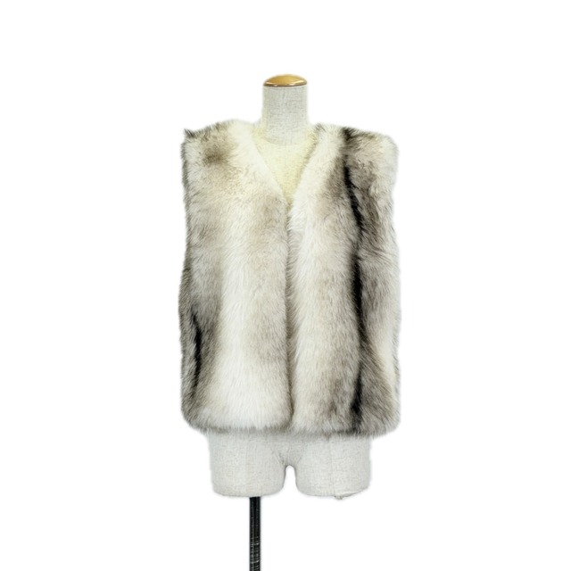 ロングファーグラデーションベスト 84537-210}