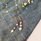 淡水バロックパールピアス