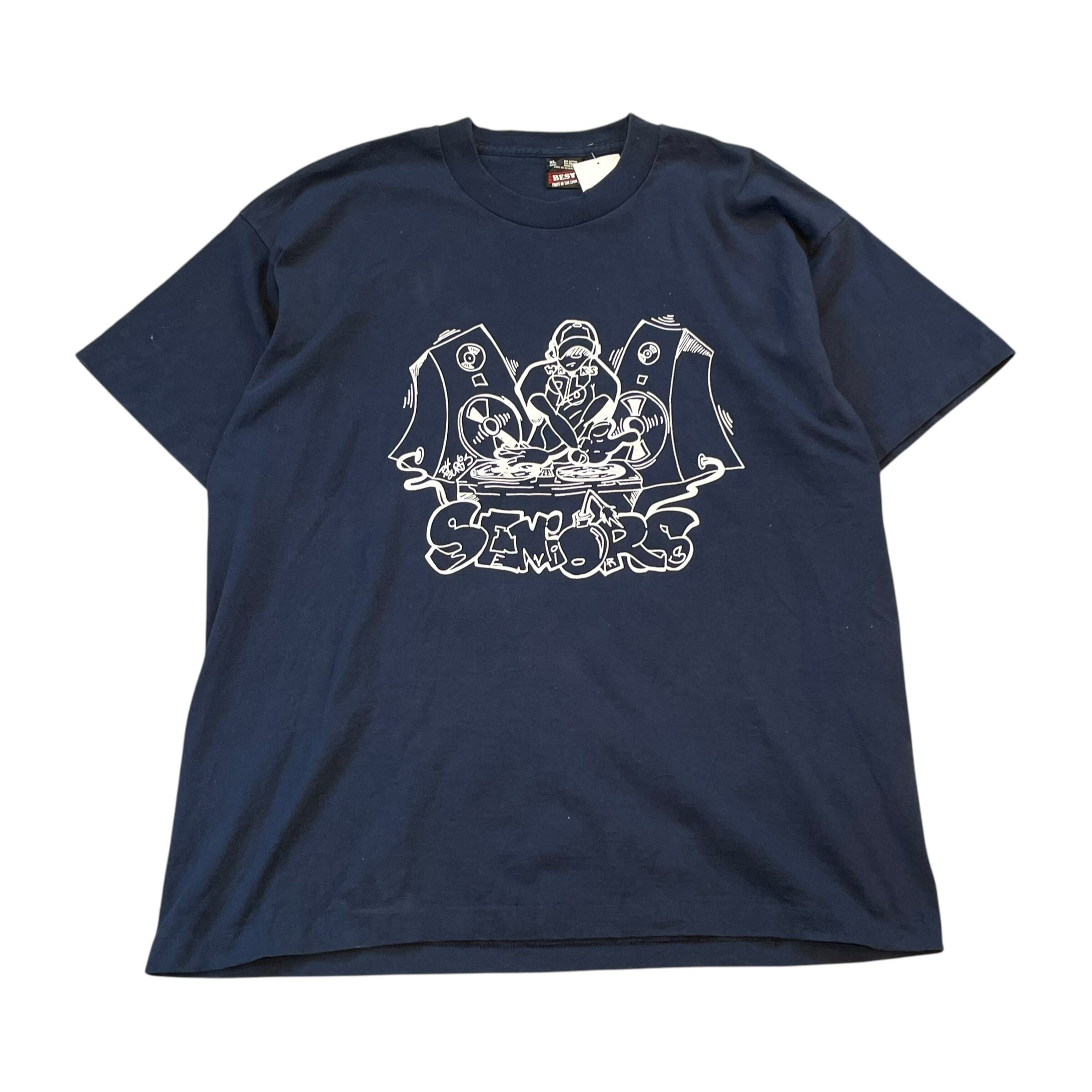 90s SCNiORS "DJ scool"T-shirt