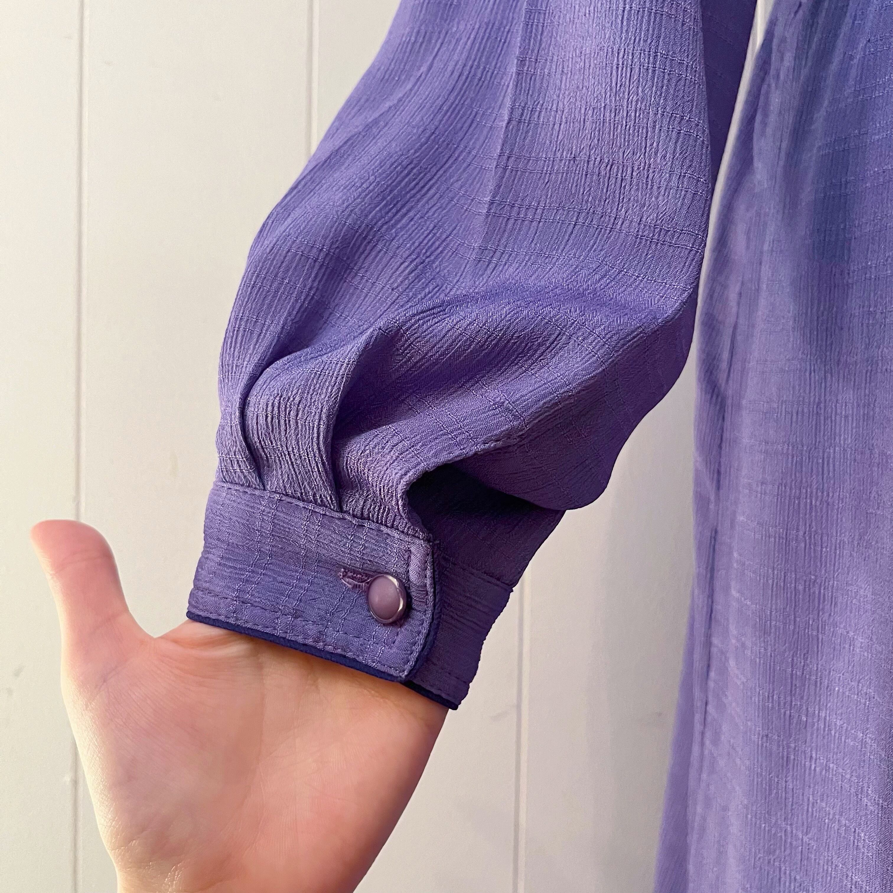 purple asymmetry button one-piece