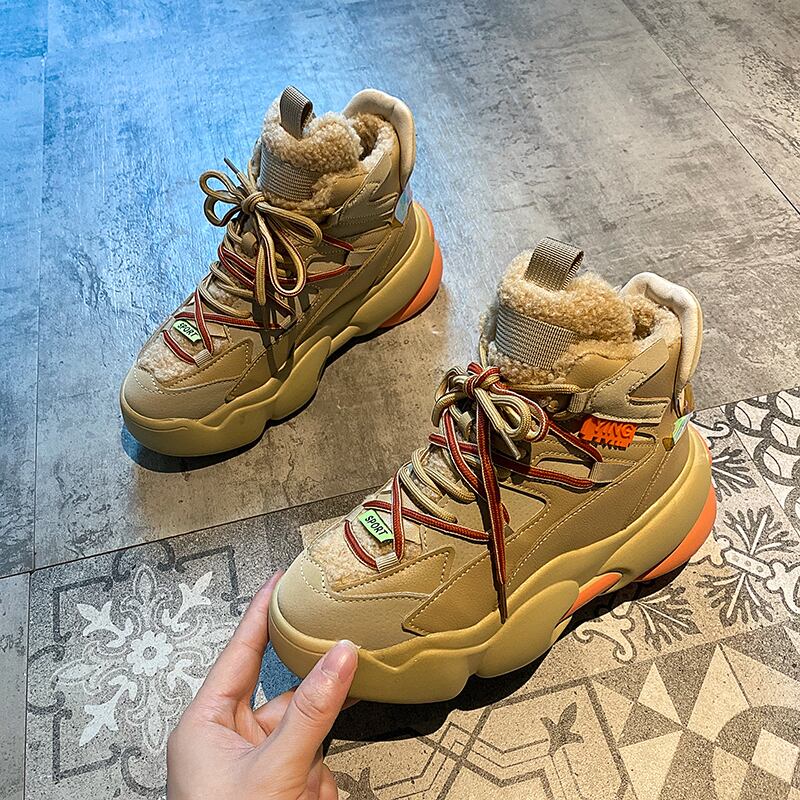 ウィンターベルベット 靴 シューズ レース 冬物 レースアップ フェイクシューズ36818936613