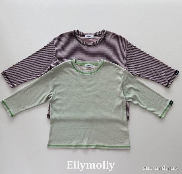 取寄:ELLYMOLLY リブメローT※送料無料