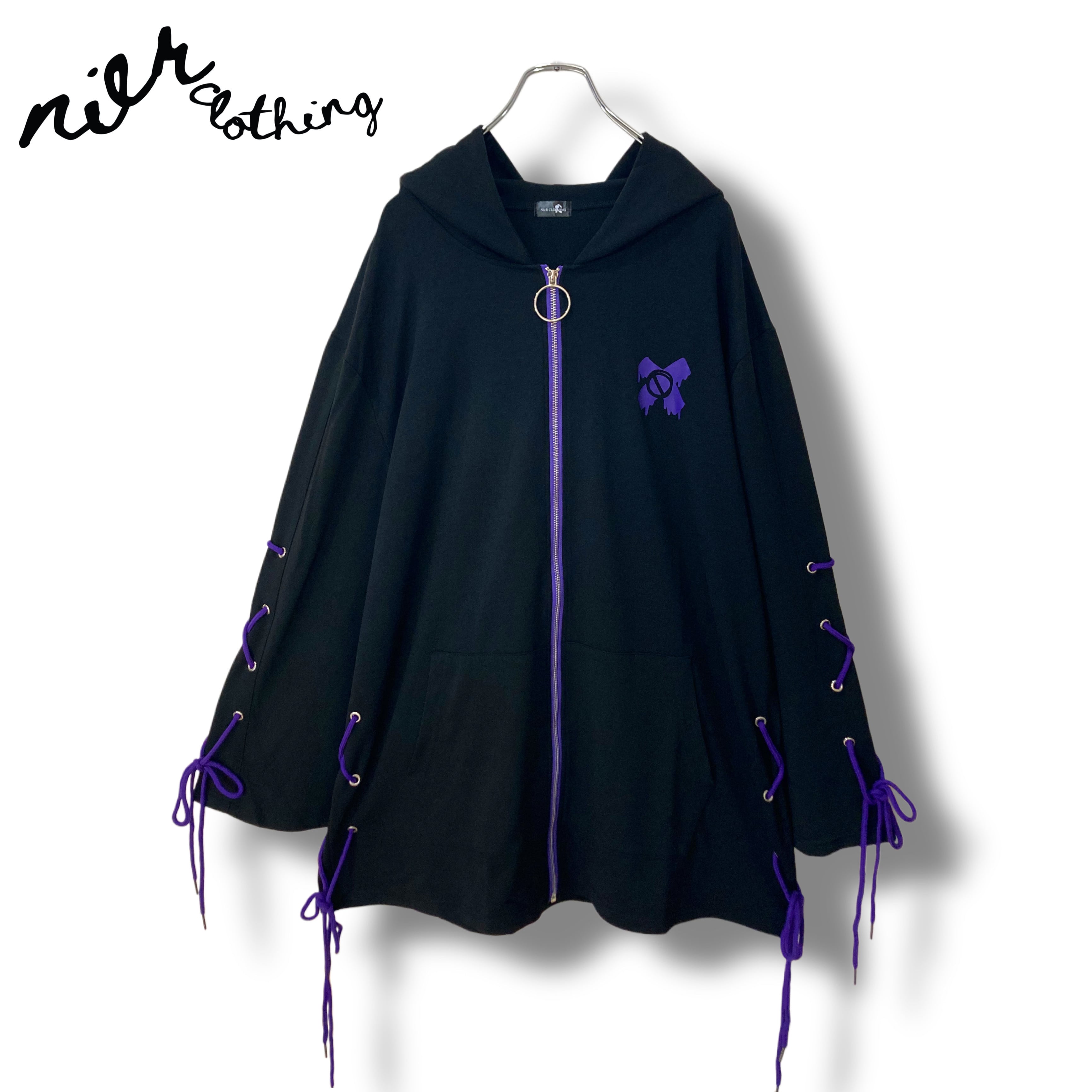 BRAID×WIDE SLEEVE ZIP PARKA【猫耳付き】 | NIER CLOTHING BRAID×WIDE SLEEVE ZIP PARKA【猫耳付き】 | NIER CLOTHING