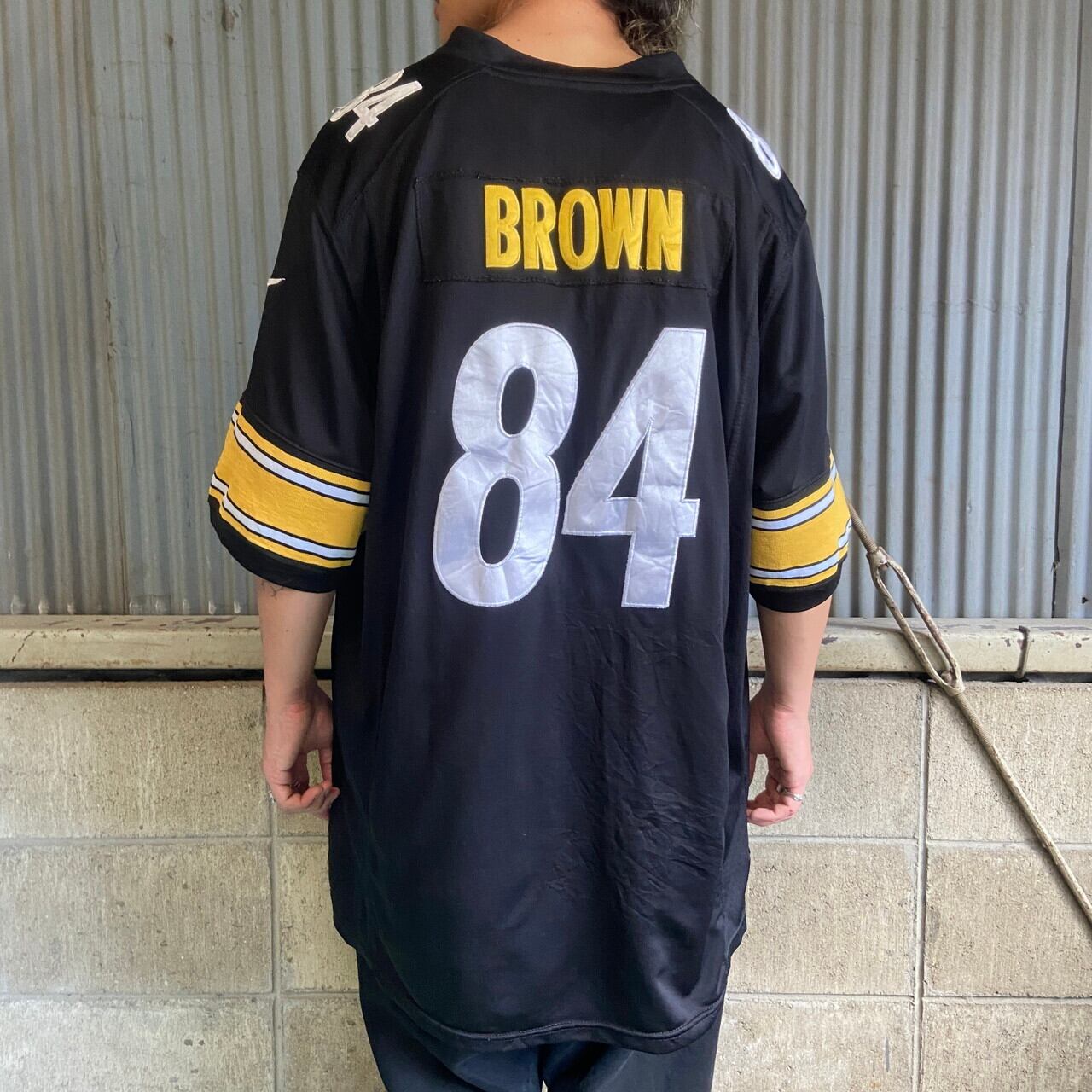 NIKE ナイキ NFL ピッツバーグ・スティーラーズ BROWN 84 ゲームシャツ ...