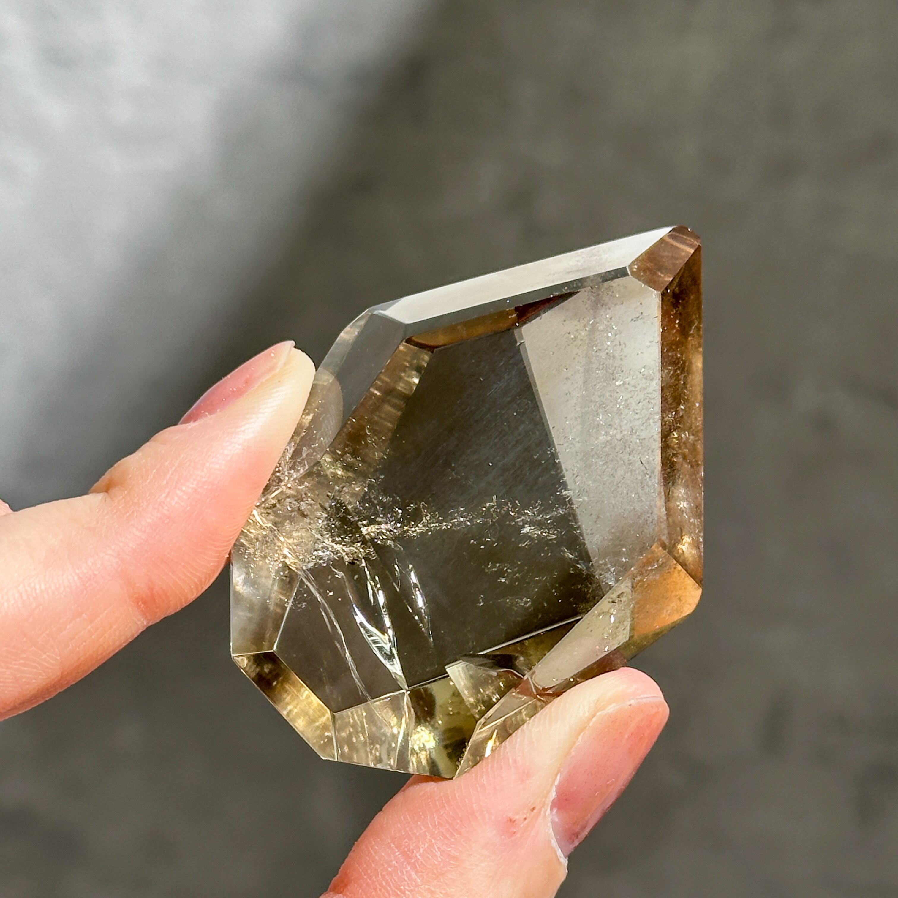 ファントム・透明感◎シトリン（黄水晶） フリーフォーム91◇ Citrine