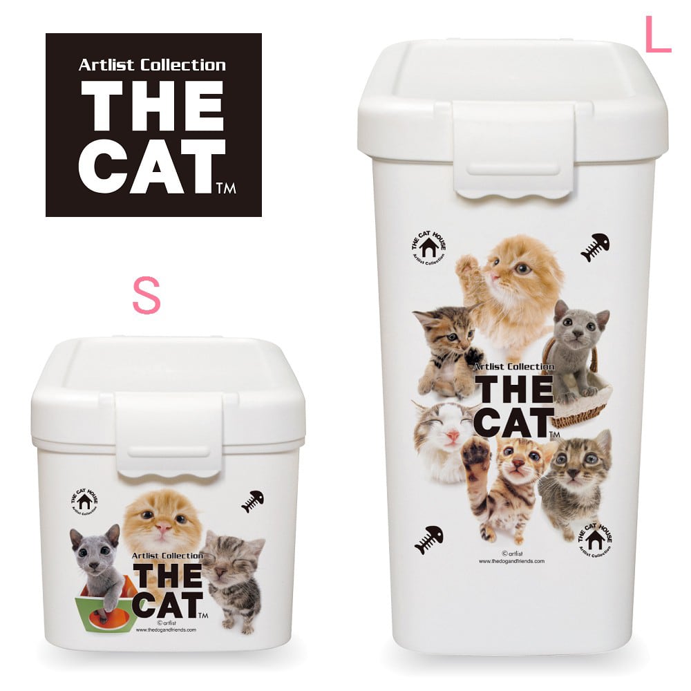 猫フードストッカー(フードボックス)L | マスノヤ衣料品店・マスノヤ猫
