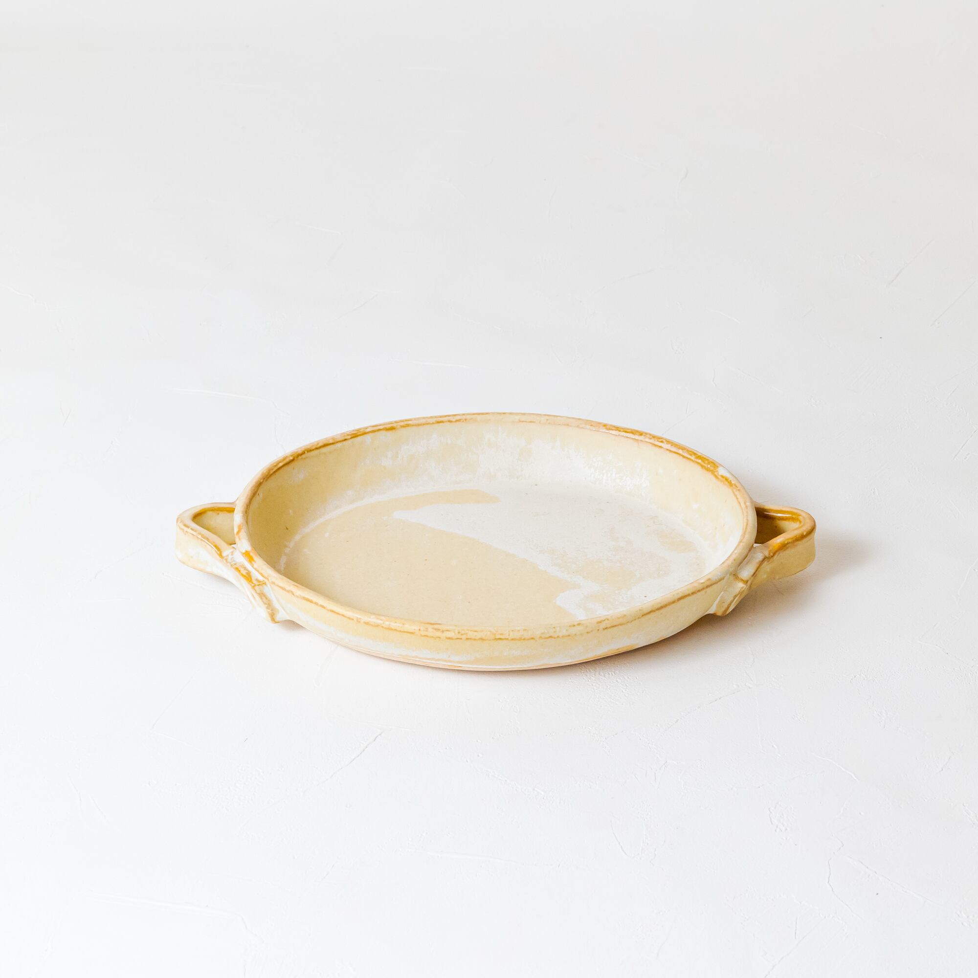 石渡 磨美 ］6.耐火オーバルパンM／白 | UTSUWA KESHIKI