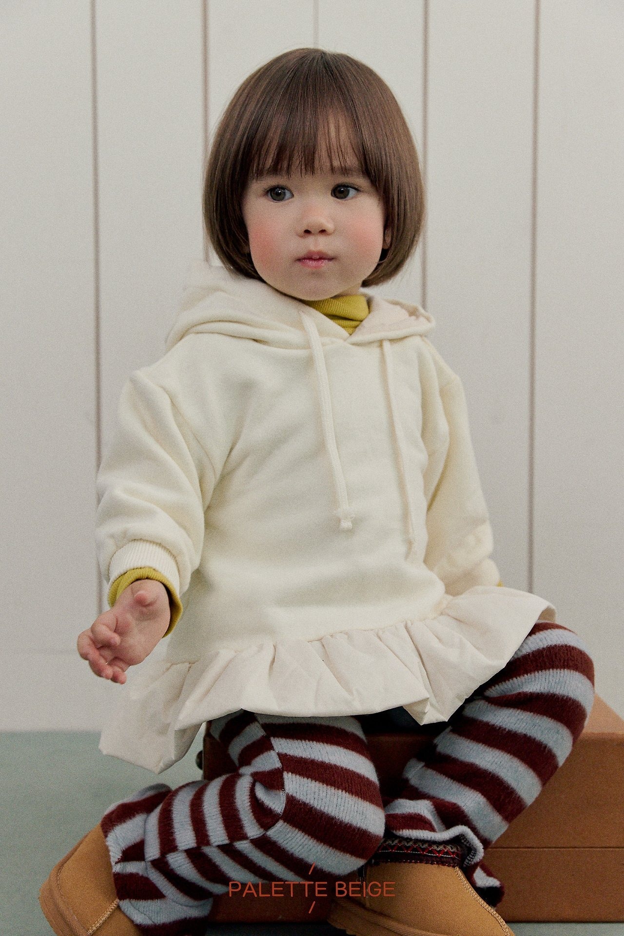 the beige［取寄］balloon hood onepiece 26winter
