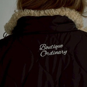 【Boutique Ordinary】Reversible Boa Padded Vest