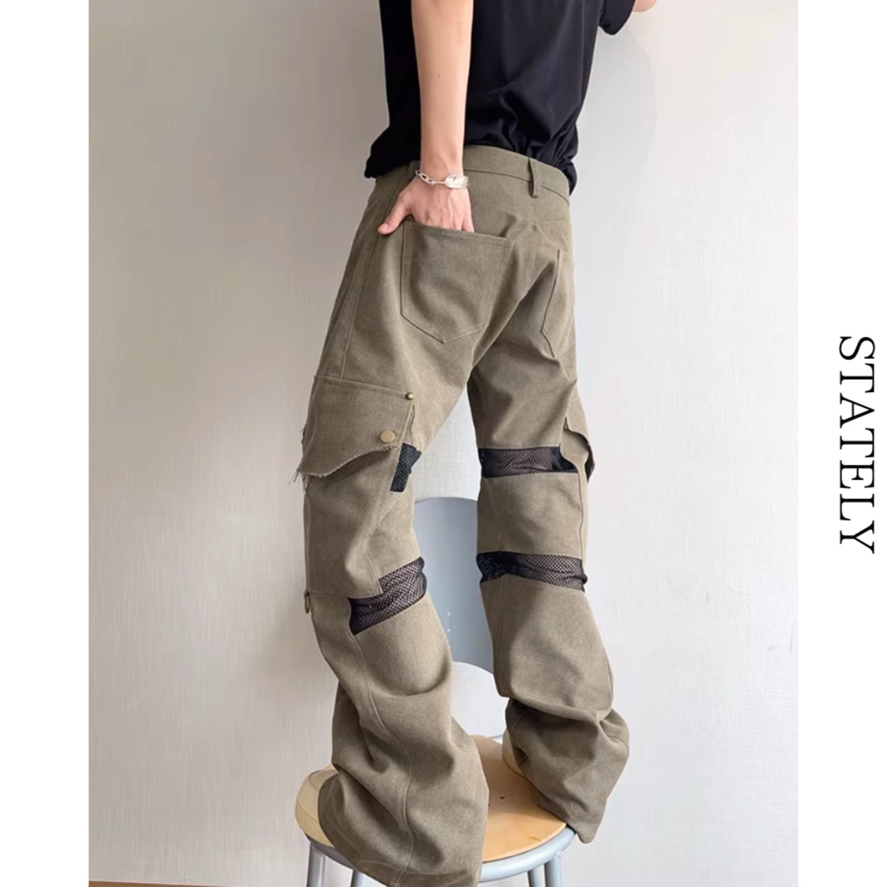 Utility Cargo ワイドメッシュPants_B132・画像7