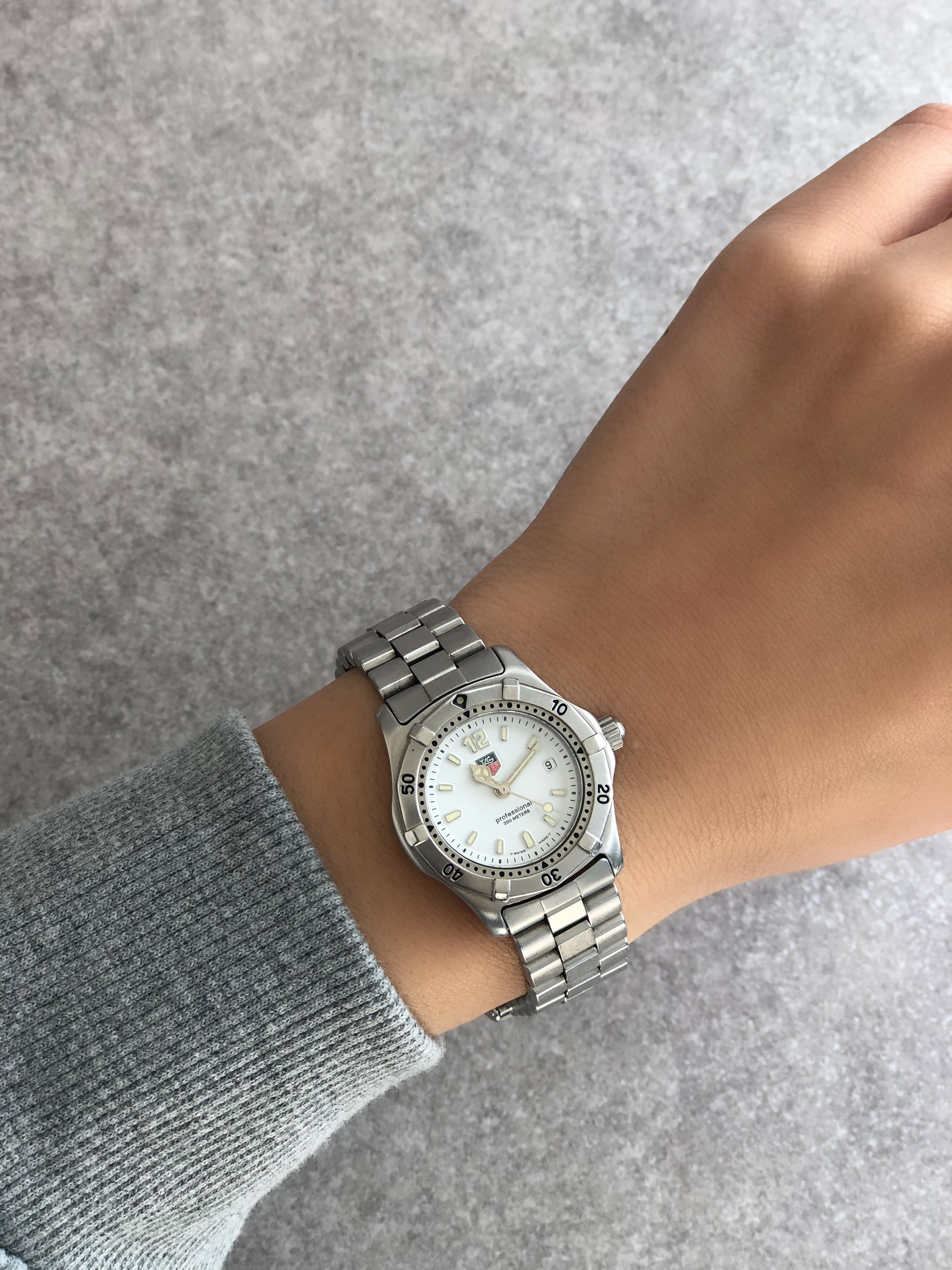 ホイヤー クォーツ腕時計 シルバー TAG Heuer タグホイヤー 腕時計 シルバー ステンレススチール