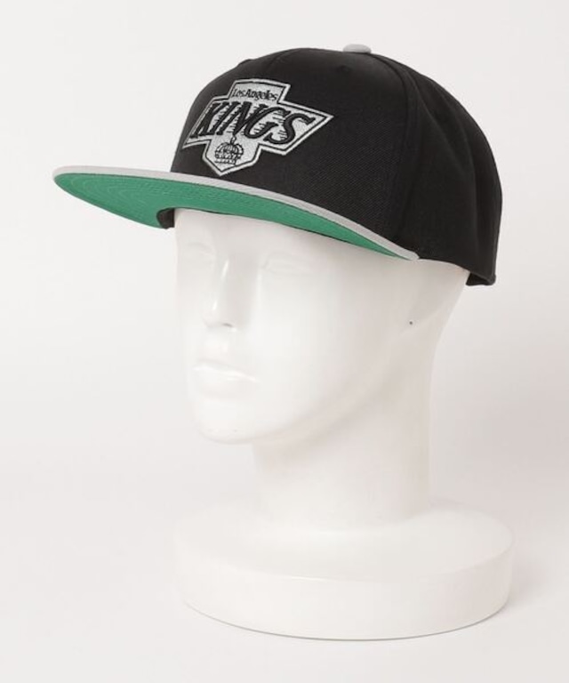 American Needle (アメリカンニードル) NHL 6パネルキャップ ロサンゼルス キングス Black/Gray (ブラック/グレー) 400A1V-LAK