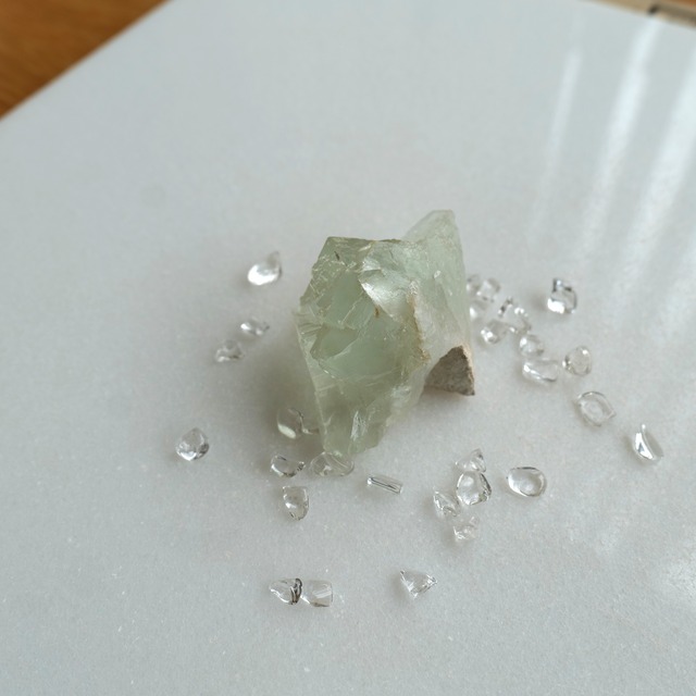 【心を整え、知恵と調和を育み、人間関係を豊かにする】グリーンフローライト 2A　G10_1