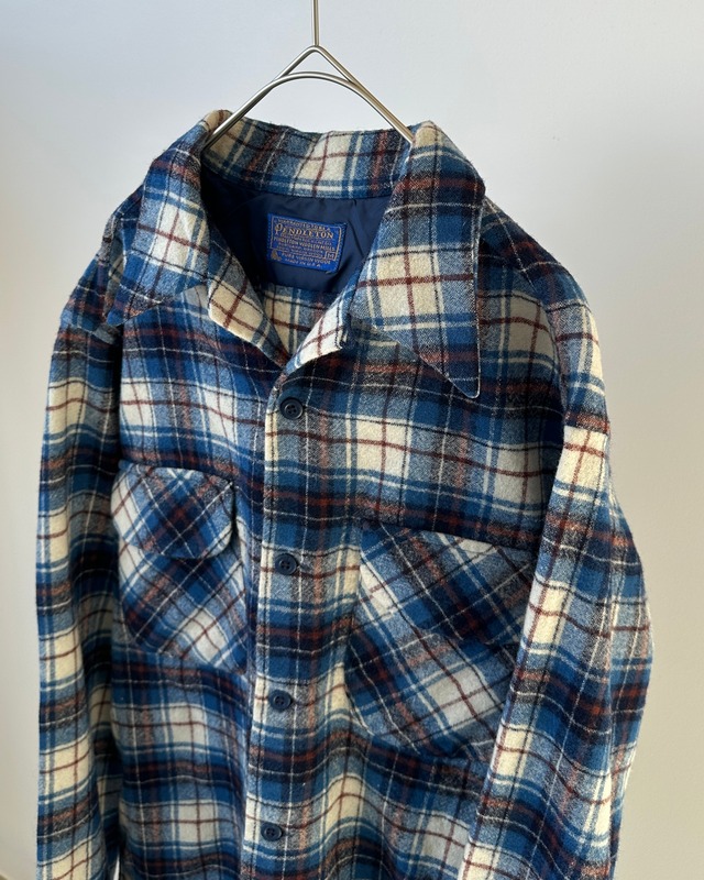 -Pendleton- Vintage 70s M Board Shirt made in USA