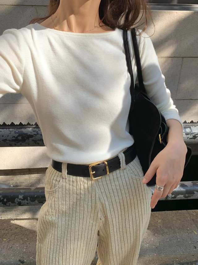 (即納) LIFFEY / Corduroy banding pants