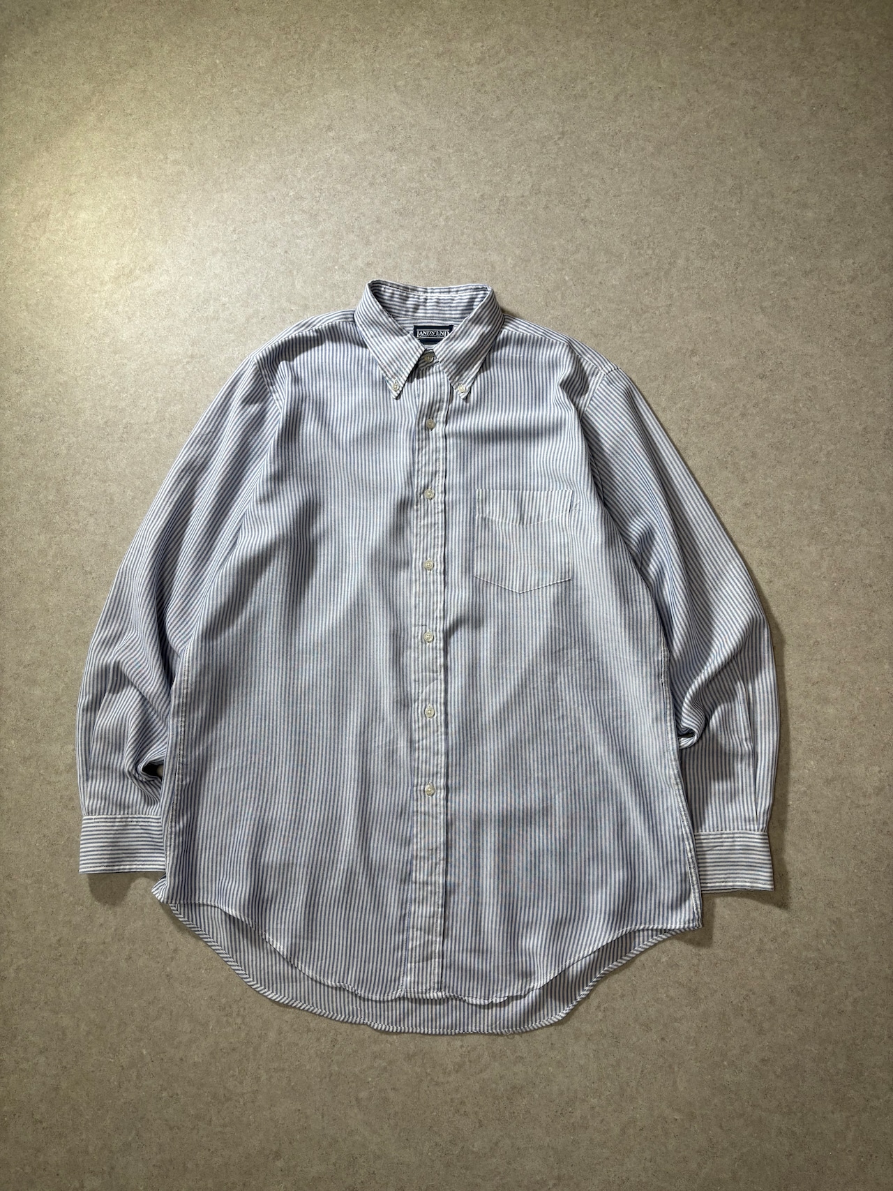 80s~ LANDS’END poly cotton shirt