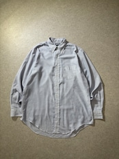 80s~ LANDS’END poly cotton shirt