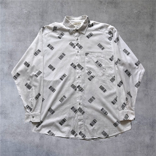 1980s〜 BARCODE International Barcode Design Shirt【高円寺店】