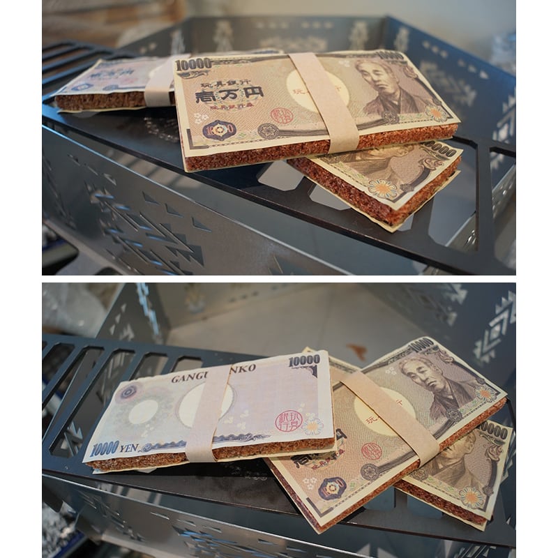 CAMPOOPARTS キャンプオーパーツ 100万円札束着火剤 300万円分セット