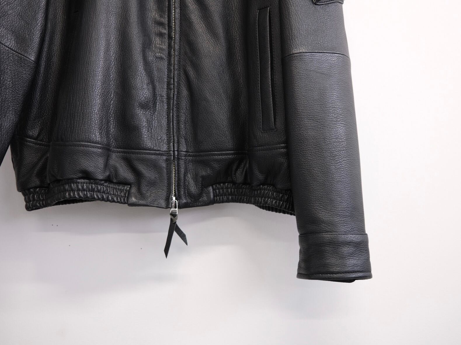 CCU スイングトップ 山羊革 ゴートレザー 黒 CCU スイングトップ 山羊革 ゴートレザー 黒 CCU 2025SS