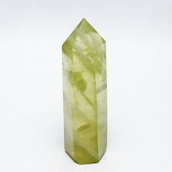 シトリンクォーツ 六角柱 シトリン ポイント 置物 一点物 142-10488
