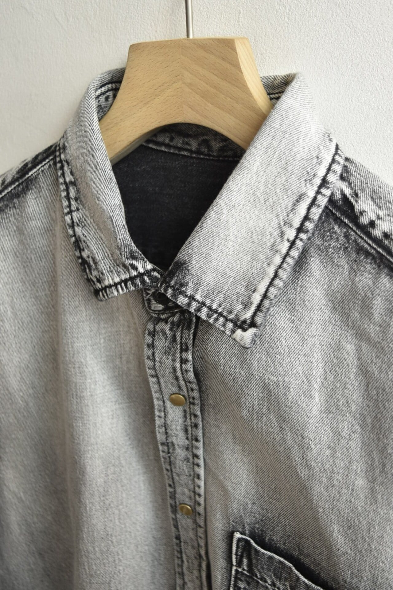 BUDO_DENIM SHIRTS JACKET_ブドー_シャツ TBB Atelier | SS26 Look 12 New to The Bureau. FDMTL, Tokyo since