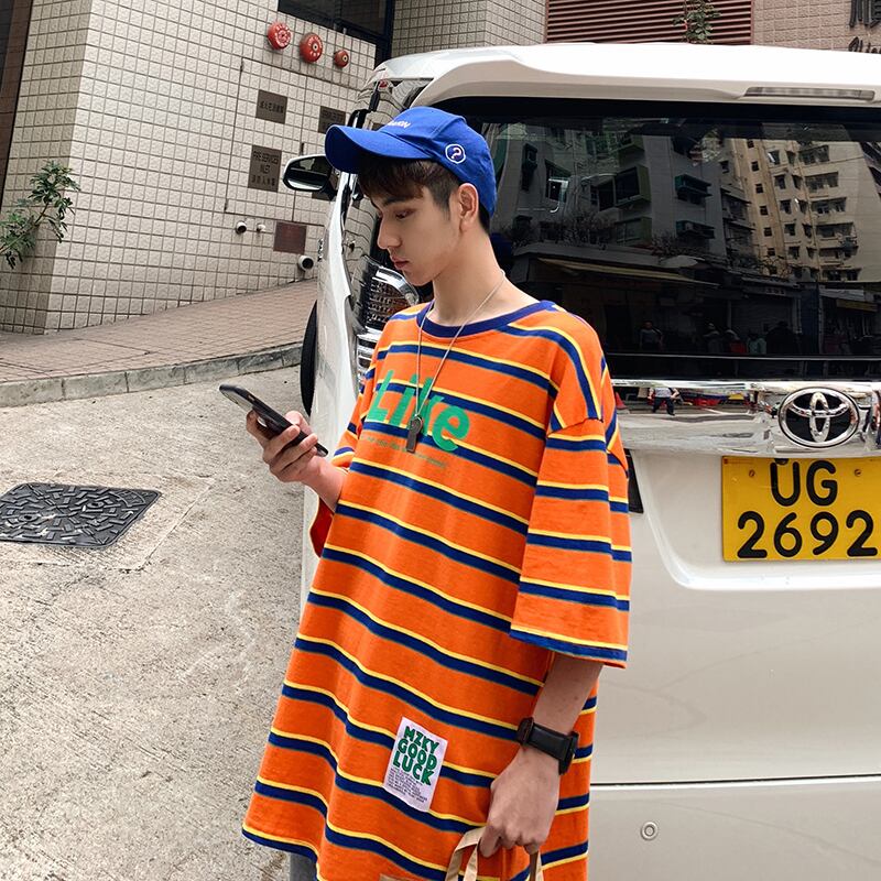 全2色 Tシャツ カットソー ボーダー カジュアル おしゃれ