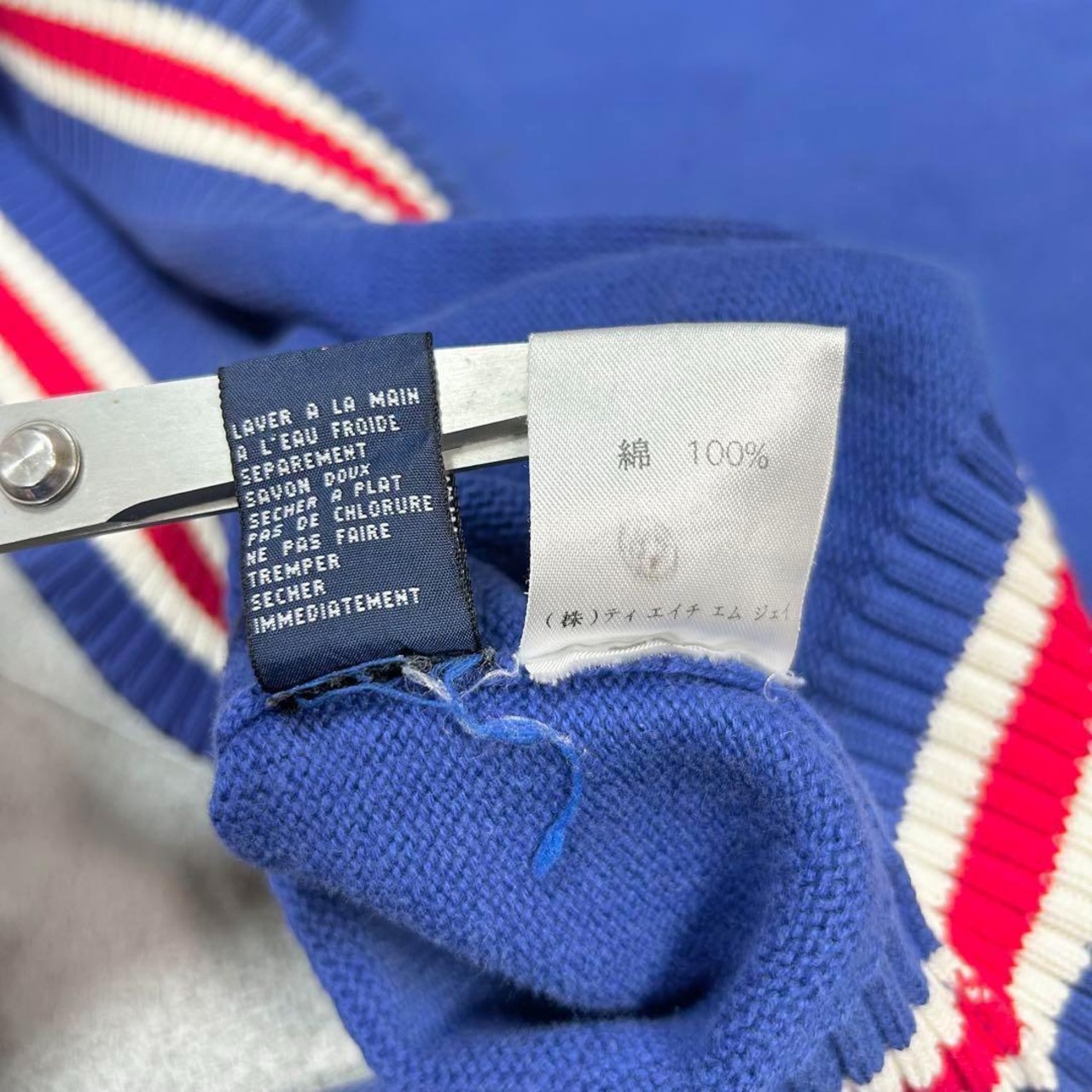 【至高】トミーヒルフィガー ハーフジップニット 90s 極希少 一点物 コットン