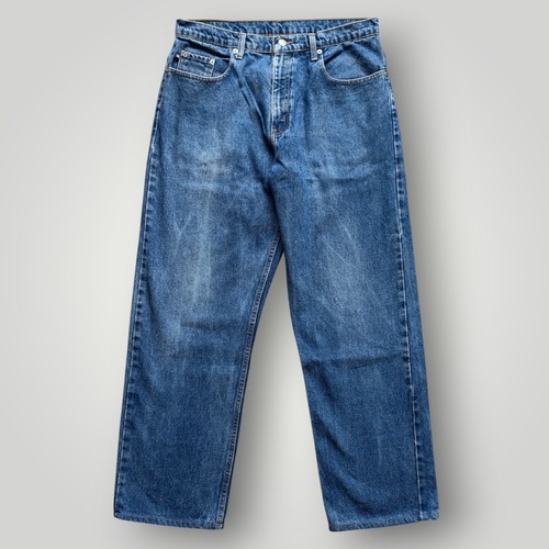 【90s】00s POLO JEANS RALPH LAUREN デニムパンツ ポロジーンズ ラルフローレン メンズ W34 ストレート インディゴ 色落ち VINTAGE