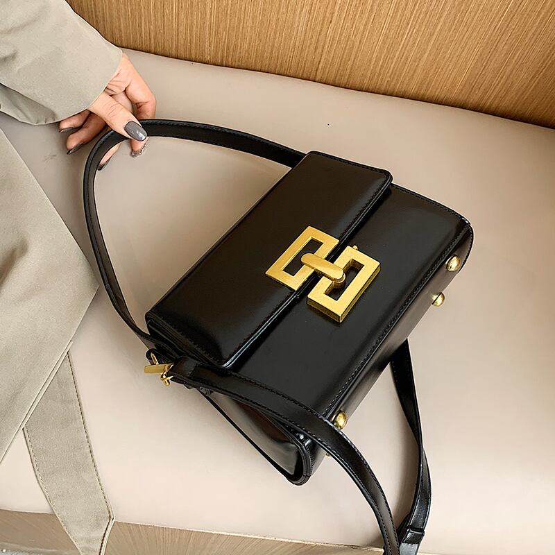 オータムウィンター 秋物 冬物 スクウェア メッセンジャーバッグ 手作りハンドバック7931886097