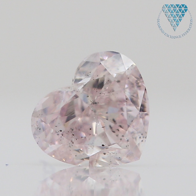 0.25 ct FANCY LIGHT ORANGY PINK SI2 HEART GIA 天然  ダイヤモンド ルース