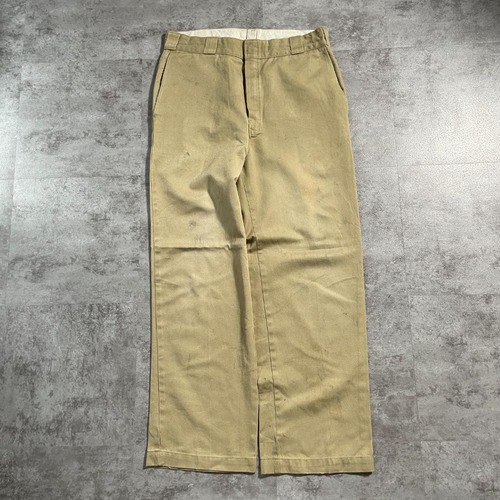 80s Dickies Khaki work talon 874 USA製