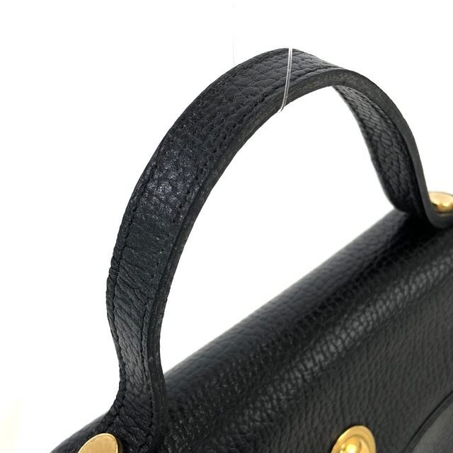Christian Dior クリスチャン ディオール　CDモチーフ　エンボスレザー　マイクロ　ミニ　ミニバッグ  ハンドバッグ　ブラック　vintage　ヴィンテージ　オールド　dy67dv