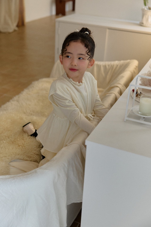 【1/26〆予約】<berryberry>  Poncho vest