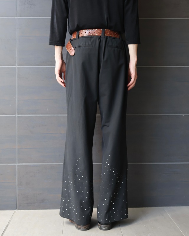 GALAXY wide straight slacks 009