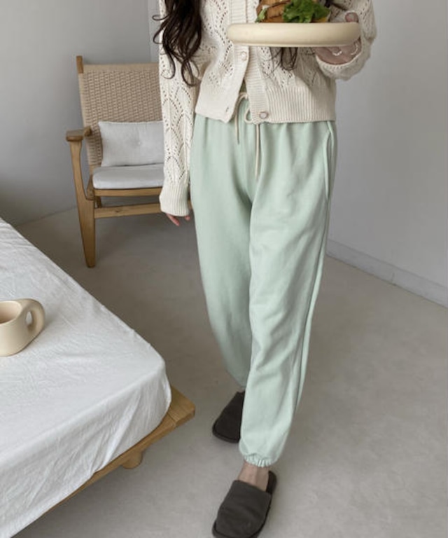 《即納商品》day jogger pants (ivory / gray / yellow / mint)