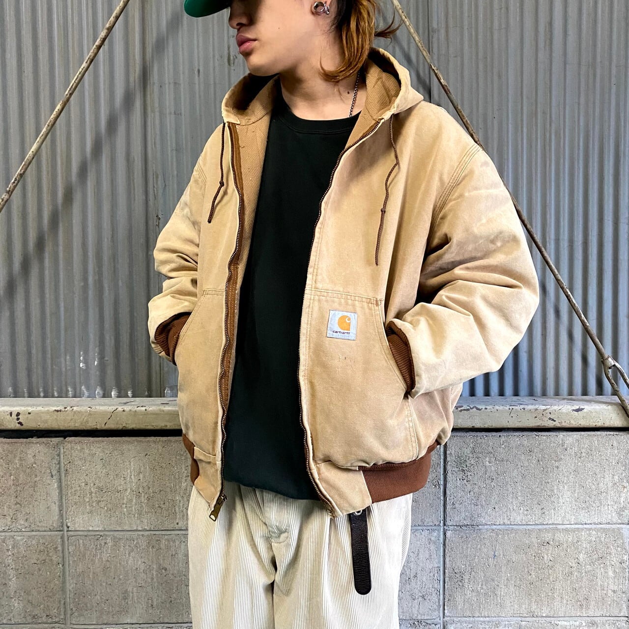 80年代 Carhartt カーハート ダック地 アクティブジャケット メンズXL  