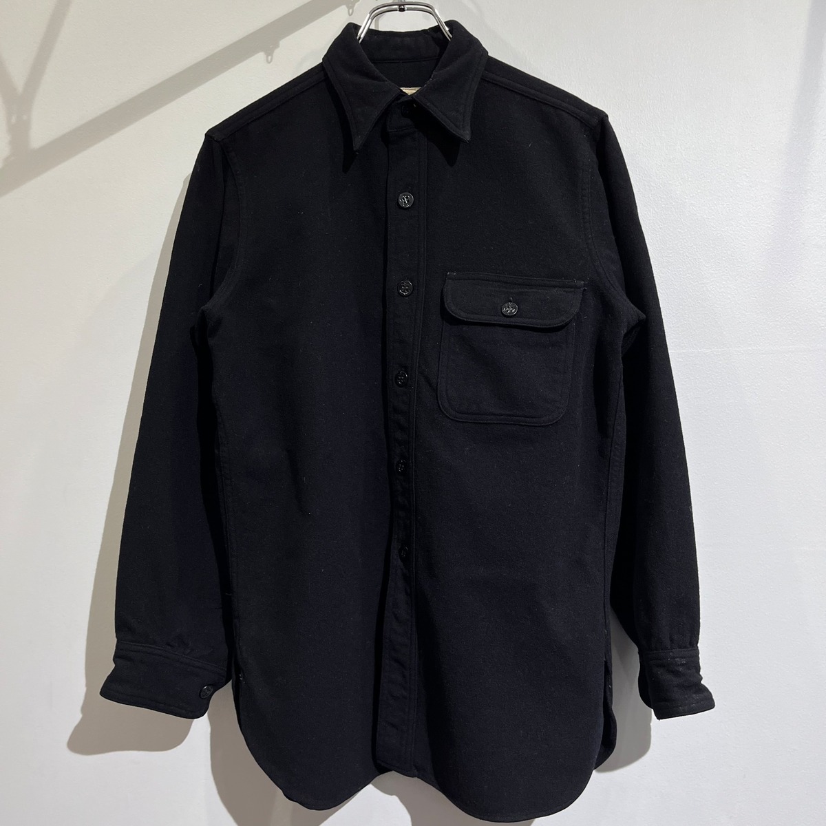 40s US NAVY CPO Shirt 40年代 アメリカ海軍 CPO シャツ 片ポケ 錨 