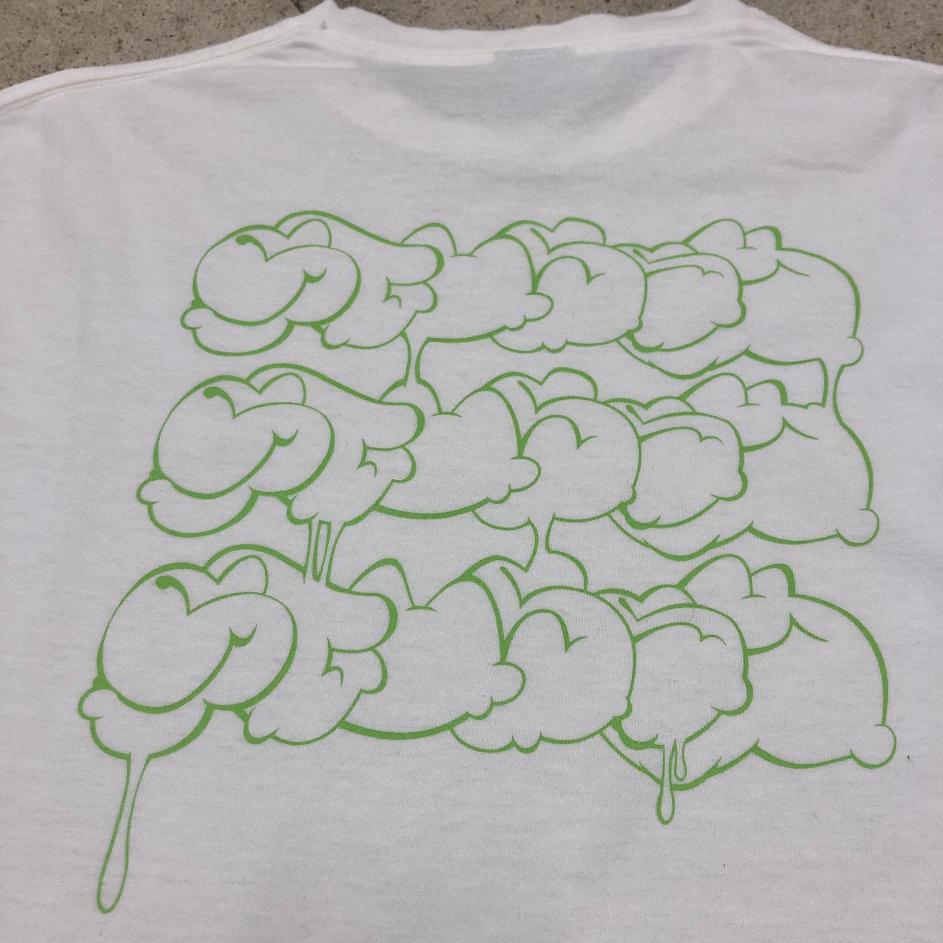 OLD STUSSY 00's メキシコ製 両面プリント スウェット ボックス OLD STUSSY 00's メキシコ製 両面プリント スウェット ボックス